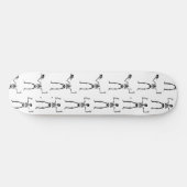 Halloween Skelette, Trick oder Treat, Boo Skateboard (Horizontal)