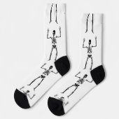 Halloween Skelette, Trick oder Treat, Boo Socken (Linkes Detail)