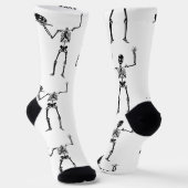 Halloween Skelette, Trick oder Treat, Boo Socken (Gewinkelt)