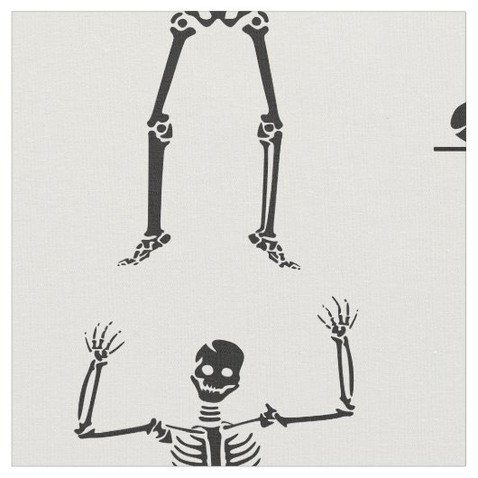 Halloween Skelette, Trick oder Treat, Boo Stoff (Nahaufnahme)