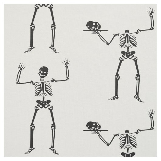 Halloween Skelette, Trick oder Treat, Boo Stoff (Muster)