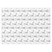 Halloween Skelette, Trick oder Treat, Boo Tischdecke (Vorderseite (Horizontal))