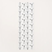 Halloween Skelette, Trick oder Treat, Boo Yogamatte (Vorderseite)