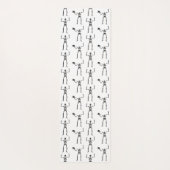 Halloween Skelette, Trick oder Treat, Boo Yogamatte (Rückseite)