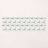 Halloween Skelette, Trick oder Treat, Boo Yogamatte (Vorderseite (Horizontal))