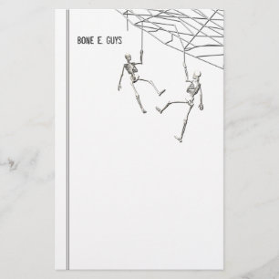 Halloween Skelette und Web Briefpapier