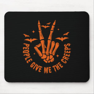 Halloween-Skeletthand macht Leute Angst Mousepad
