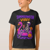 Halloween Skelettkostüm T-Shirt (Vorderseite)