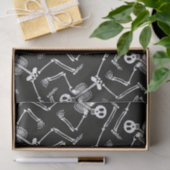 Halloween Skelettpapier Seidenpapier (Geschenk)