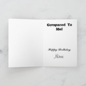 Halloween Skeletts Grußkarte Karte (Innenseite)