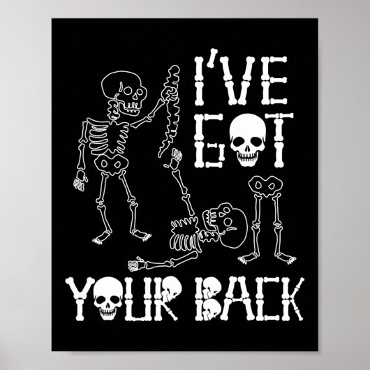 Halloween Skeletts Ich Got Ihre CK-Kostüme Männer  Poster (Vorne)