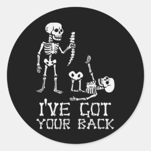 Halloween Skeletts Ich Got Ihre CK-Kostüme Männer Runder Aufkleber