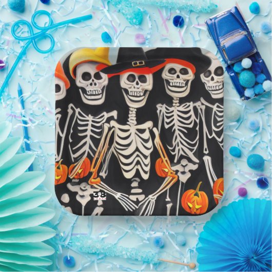 Halloween Skeletts Paper Teller (Party)