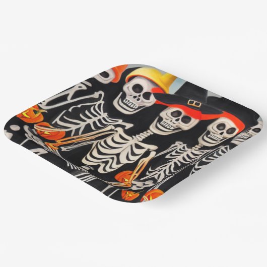 Halloween Skeletts Paper Teller (Gewinkelt)