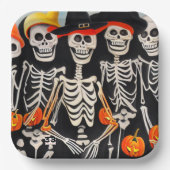 Halloween Skeletts Paper Teller (Vorderseite)
