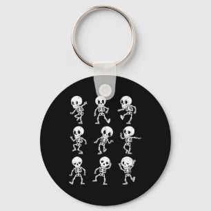 Halloween Skeletts tanzen Funny Costume Men Wome Schlüsselanhänger