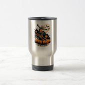 Halloween-Ski mit Geistergesist-Design Reisebecher (Mittel)