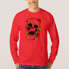 HALLOWEEN SKREAMING SKULL-Shirt T-Shirt