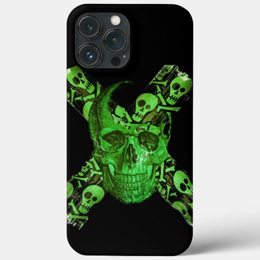 Halloween Skull #3 Case-Mate iPhone Hülle (Rückseite)