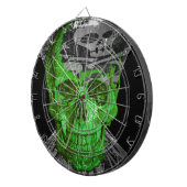 Halloween Skull #3 Dartscheibe (Vorderseite rechts)