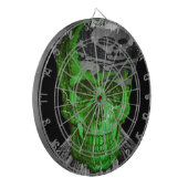 Halloween Skull #3 Dartscheibe (Vorderseite Links)