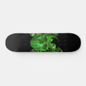 Halloween Skull #4 Skateboard (Horizontal)