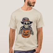 Halloween skull, a macabre hug T-Shirt (Vorderseite)