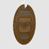 Halloween Skull Akrylic Ornament (Vorderseite)