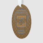 Halloween Skull Akrylic Ornament (Vorderseite)