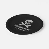 Halloween Skull and Bones Paper Teller (Schrägansicht)