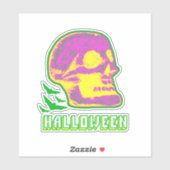 Halloween Skull Aufkleber (Blatt)