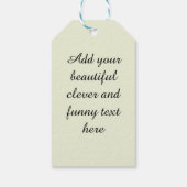 Halloween Skull Black Spot Geschenkanhänger (Rückseite)