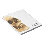 Halloween Skull Bone Notizblock (angewinkelt)