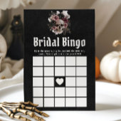 Halloween Skull Brautparty Bridal Bingo Einladung