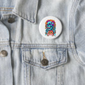 Halloween Skull Button (Beispiel)