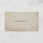 Halloween Skull Calling Card Visitenkarte (Rückseite)