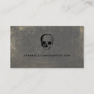Halloween Skull Calling Card Visitenkarte