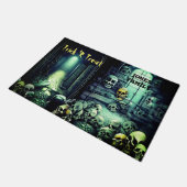 Halloween Skull Cellar Doormat Fußmatte (Schrägansicht)