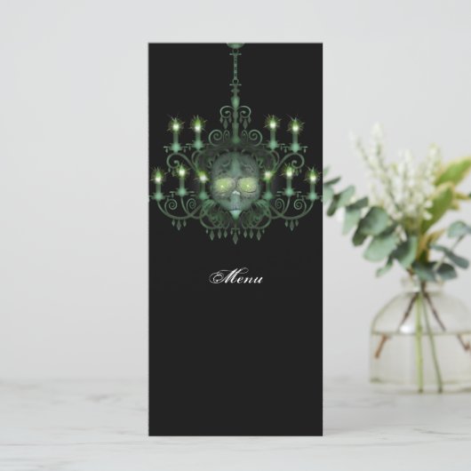 Halloween Skull Chandelier Wedding (Stehend Vorderseite)