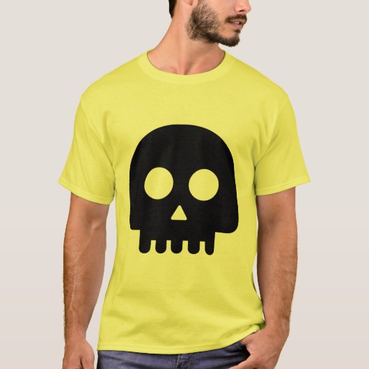 Halloween Skull Comb T-Shirt (Vorderseite)