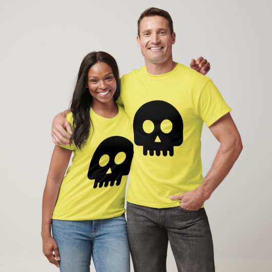 Halloween Skull Comb T-Shirt (Unisex)