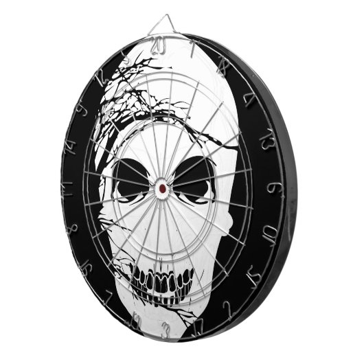 Halloween Skull Dartscheibe (Vorderseite rechts)