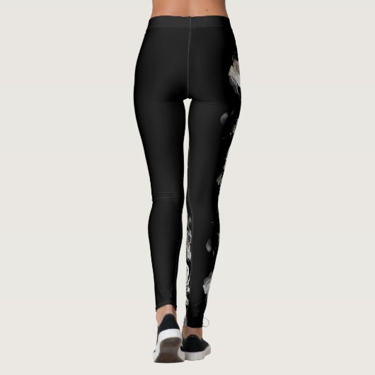 Halloween Skull Design Leggings (Rückseite)