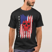 Halloween Skull-Design T-Shirt (Vorderseite)