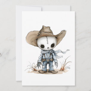 Halloween-Skull Einladung