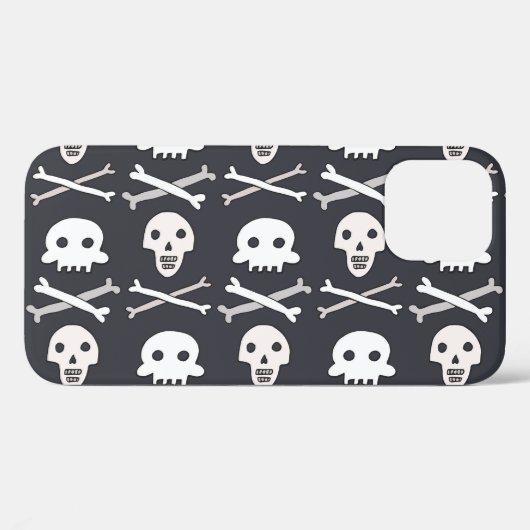 Halloween Skull farbenfrohe Muster Case-Mate iPhone Hülle (Rückseite (Horizontal))