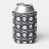 Halloween Skull farbenfrohe Muster Dosenkühler (Kanne Rückseite)