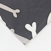 Halloween Skull farbenfrohe Muster Fleecedecke (Ecke)
