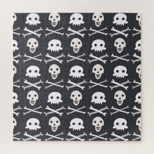 Halloween Skull farbenfrohe Muster Puzzle