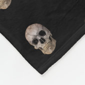 Halloween Skull Fleece Blanket (Ecke)